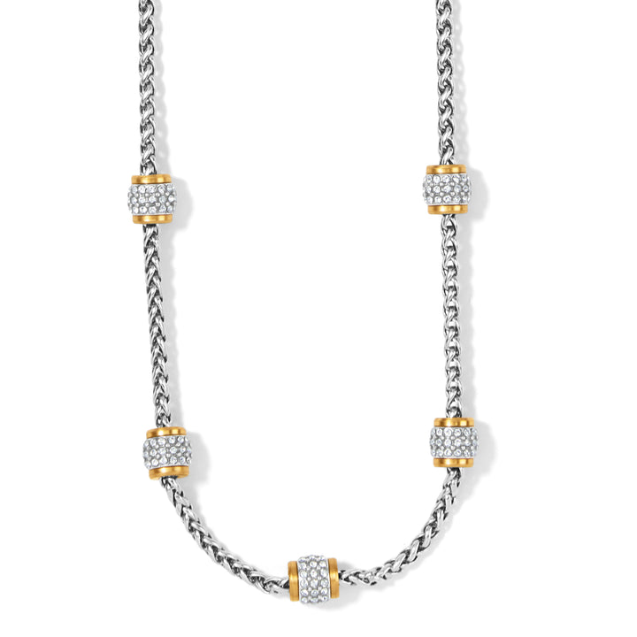 Brighton Meridian Petite Short Necklace - Silver/Gold
