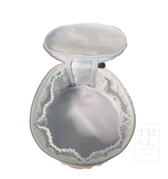 TRVL Round Jewel - Hide Stripe Sand