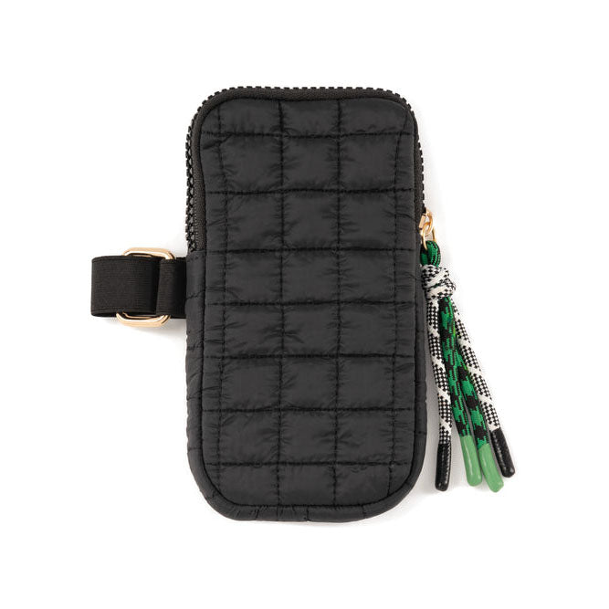 Shiraleah Ezra Quilted Nylon Tumbler Fanny Pack - Black