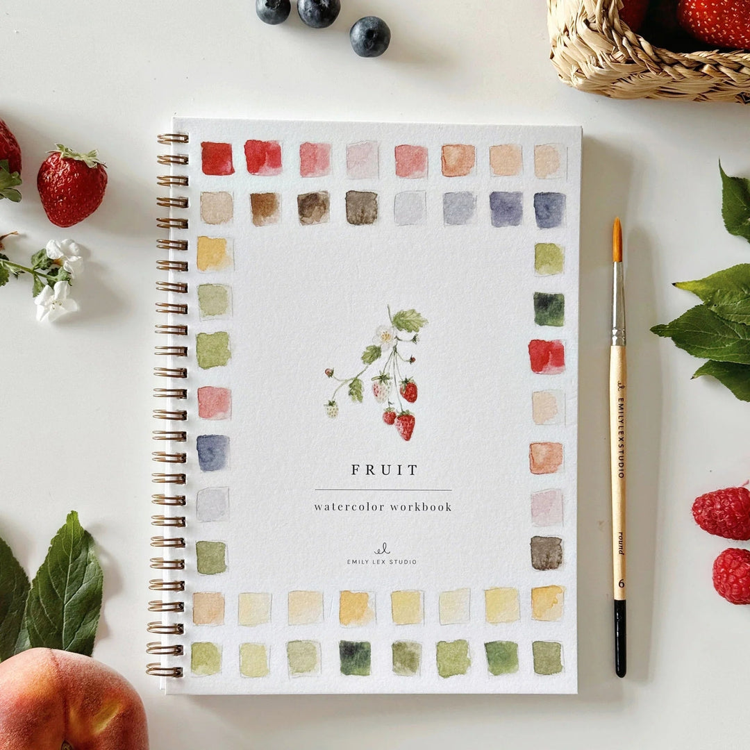 Emily Lex Watercolor Workbook - Fruit