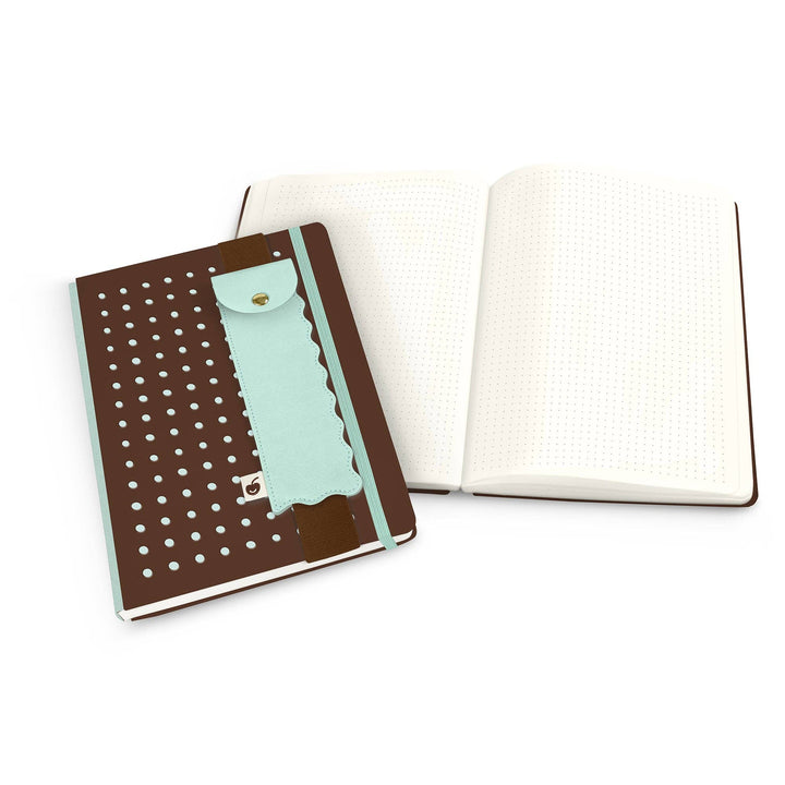 Studio Oh! Mint Chip Swirls Elastic Band Pen Holder