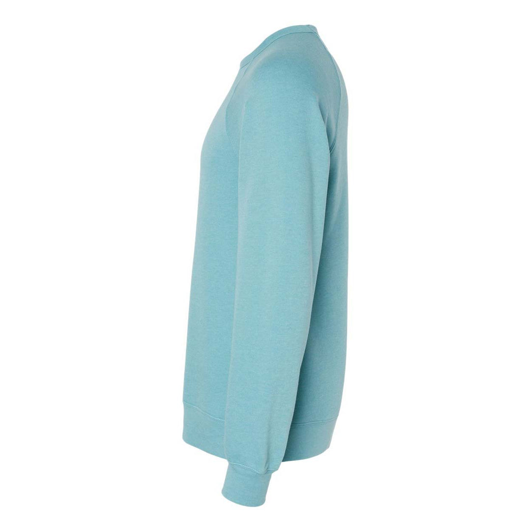 Bella + Canvas Sponge Fleece Crewneck Sweatshirt - Heather Blue Lagoon