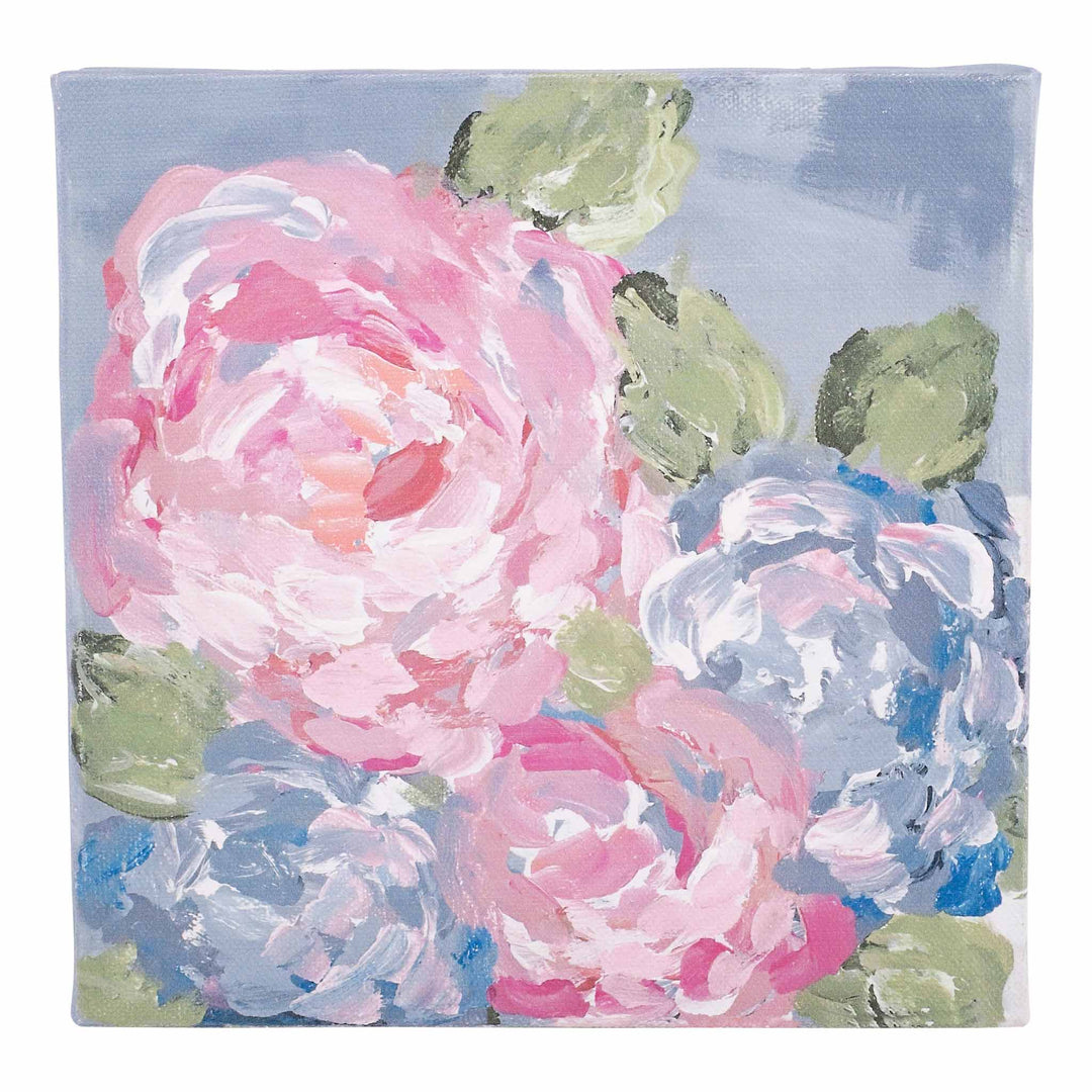 Glory Haus Pink & Blue Hydrangea Canvas