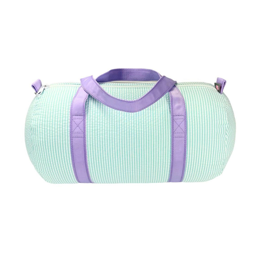 Mint Baby Duffel - Mermaid Seersucker