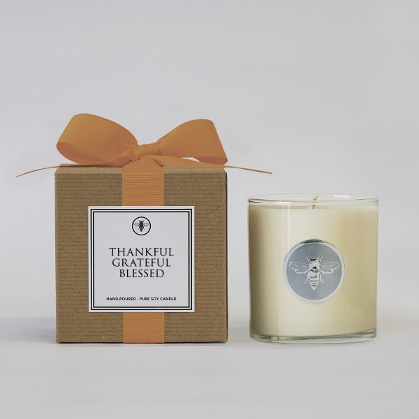 Ella B OG 11oz Boxed Candle - Thankful Grateful Blessed