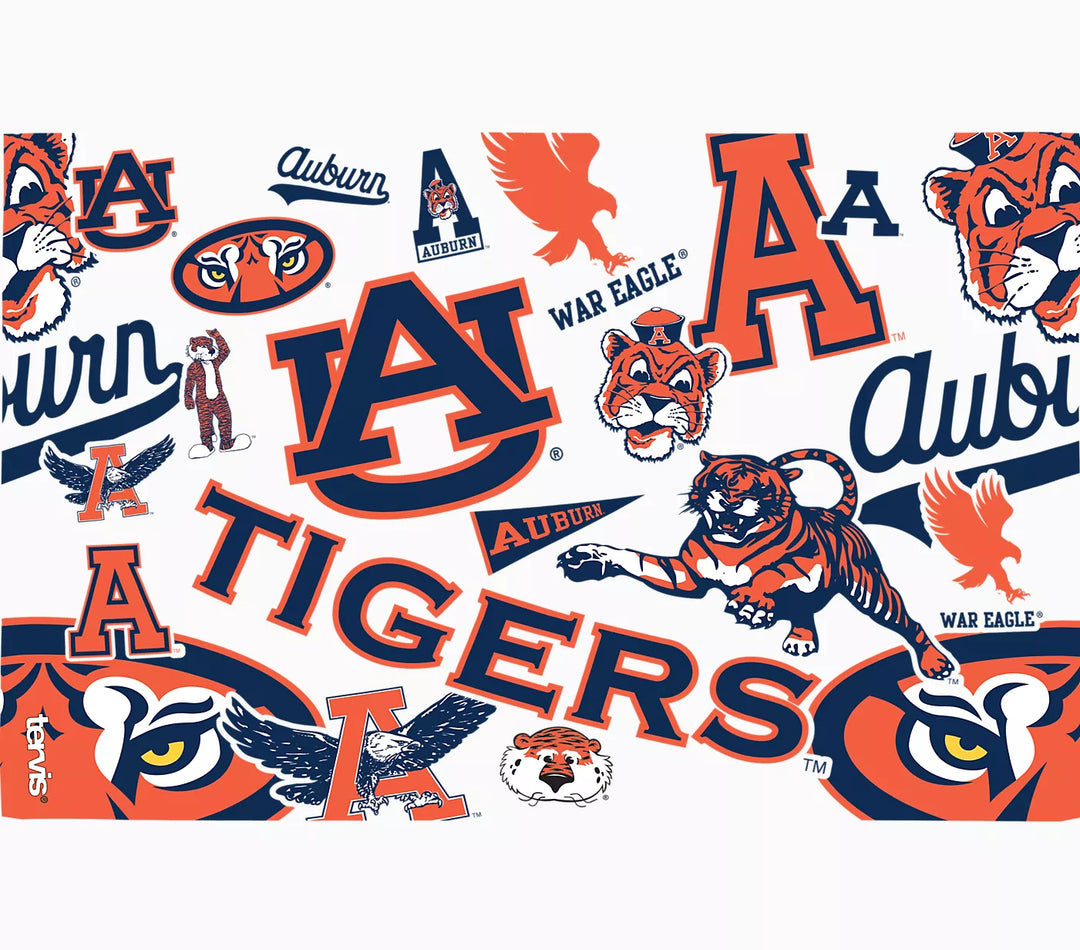 Tervis 16oz Classic Tumbler with Travel Lid - Auburn Tigers - All Over