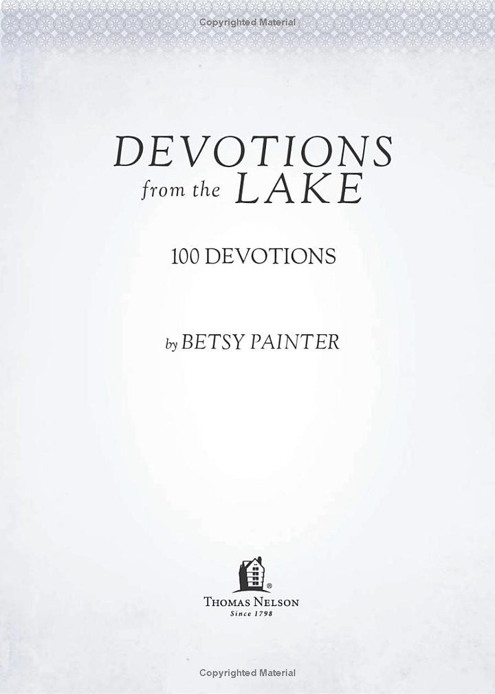 Devotions from the Lake: Finding God's Presence in Nature's Beauty