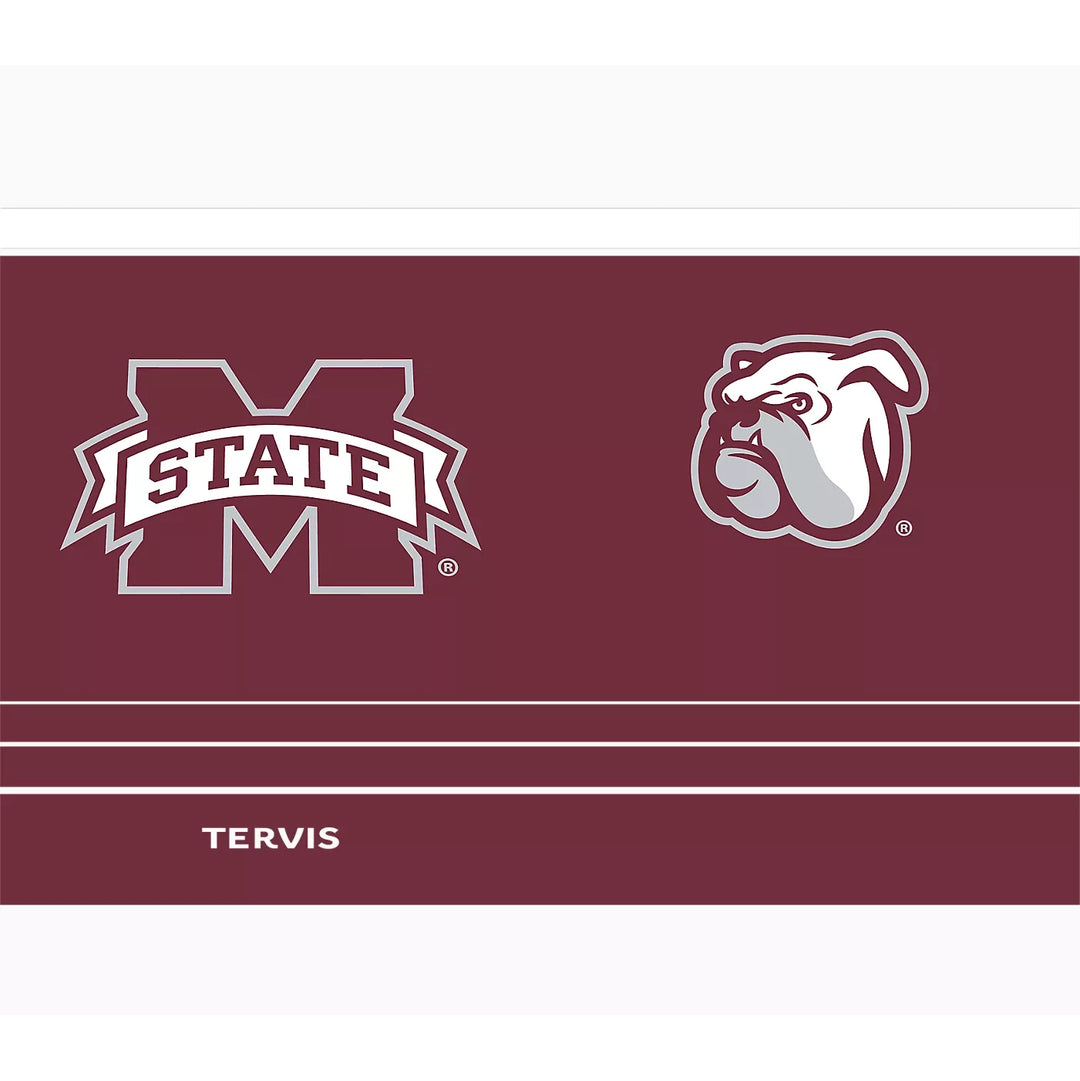Tervis 30oz Traveler® Stainless Steel Tumbler with Straw Lid - Mississippi State Bulldogs - MVP