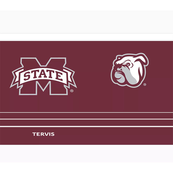 Tervis 30oz Traveler® Stainless Steel Tumbler with Straw Lid - Mississippi State Bulldogs - MVP