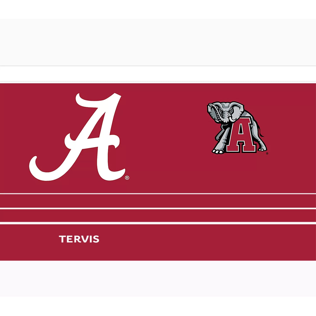 Tervis 30oz Traveler® Stainless Steel Tumbler with Straw Lid - Alabama Crimson Tide - MVP