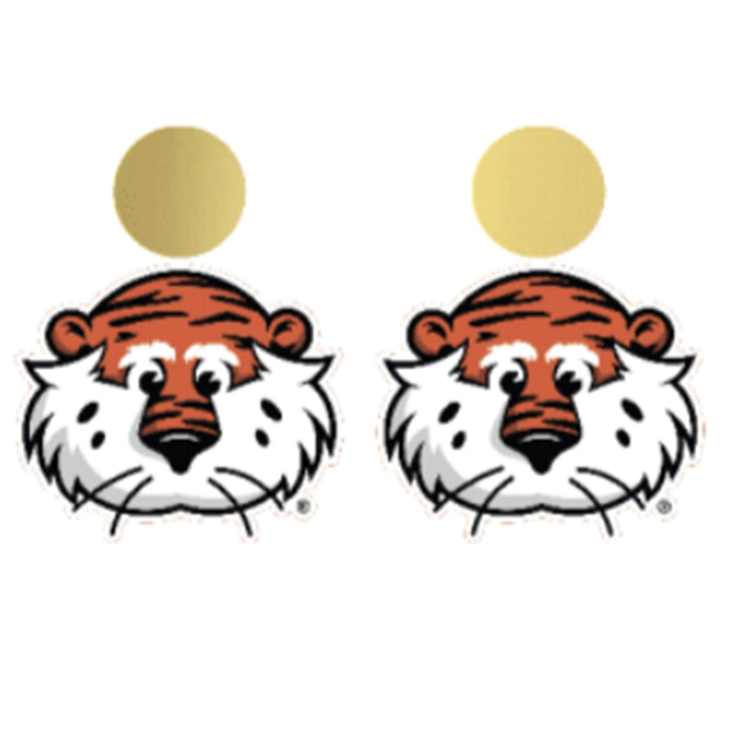 Mary Square Acrylic Earrings - AU Aubie