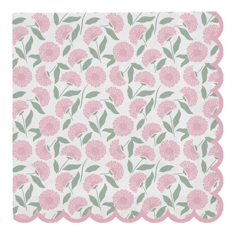 Mary Square Cocktail Napkin Dainty Floral