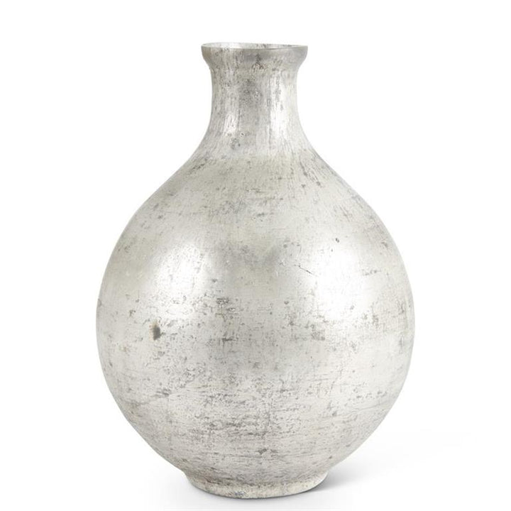 K & K Interiors Antique Gray Glazed Vase - 11"
