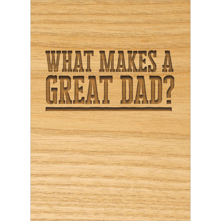 Avanti Press What Makes a Great Dad Father's Day Card