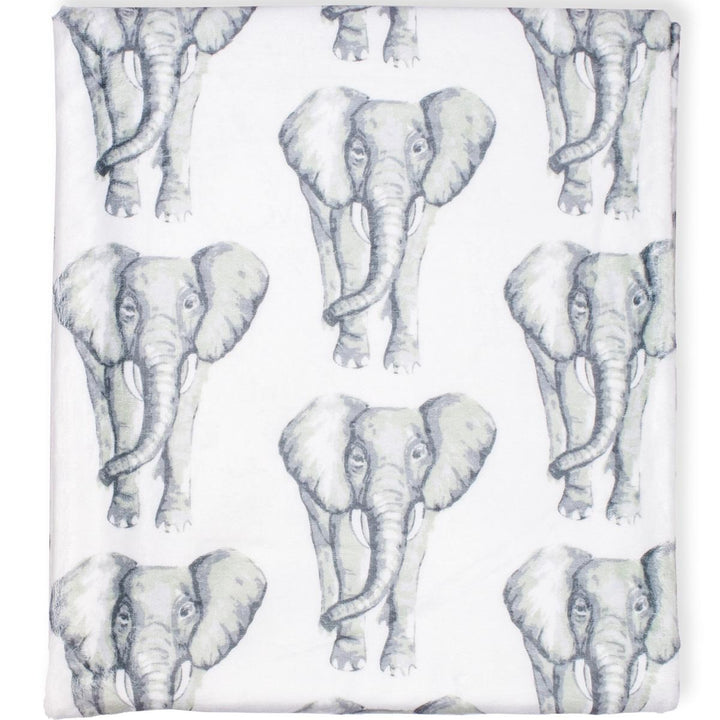 TRS Elephant Stomp Throw - Grey/White