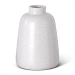 K & K Interiors White Stoneware Vase - 7.25"