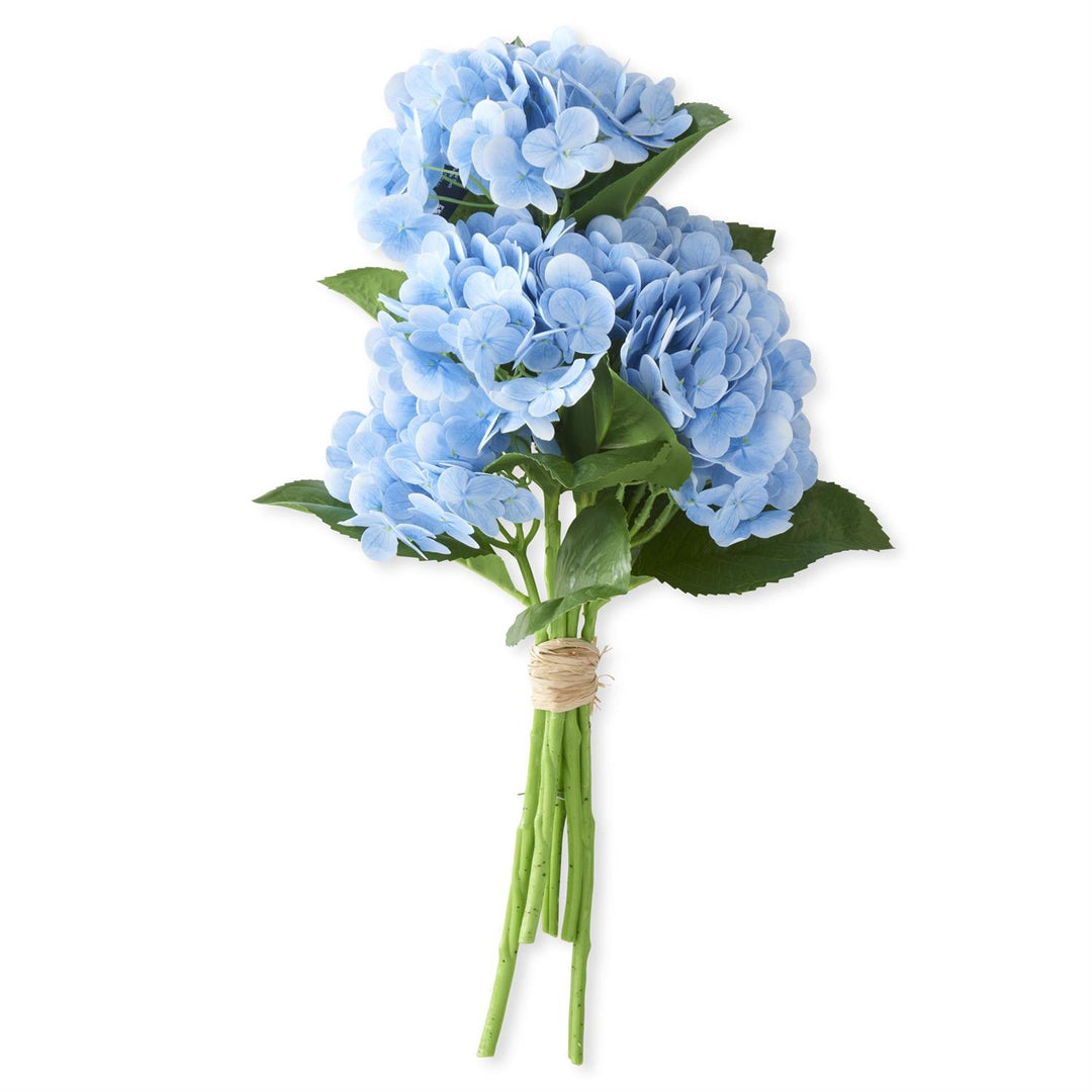 K & K Interiors Real Touch Bundle - Blue Hydrangea (6 Stem)