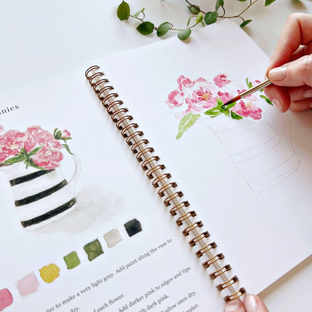 Emily Lex Watercolor Workbook - Bouquets