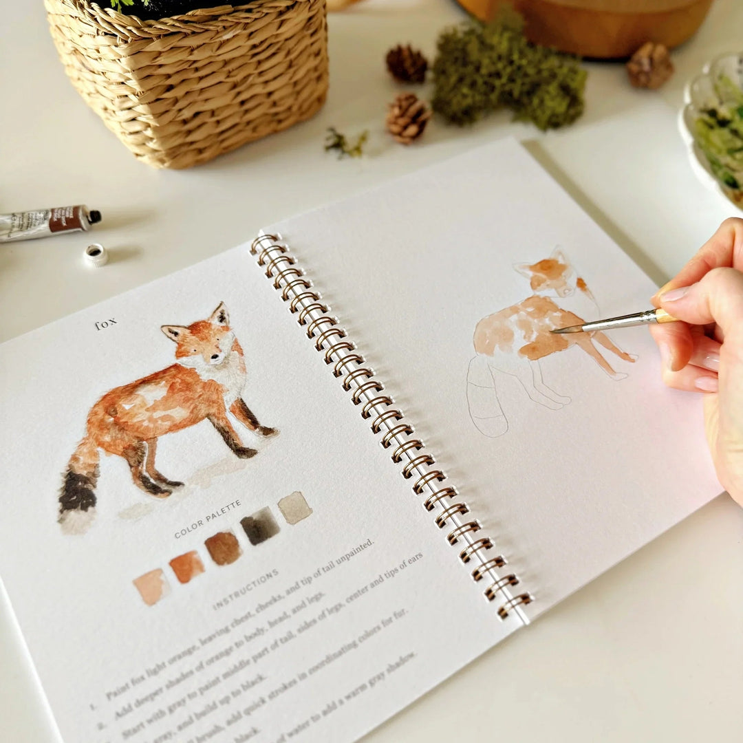 Emily Lex Watercolor Workbook - Woodland