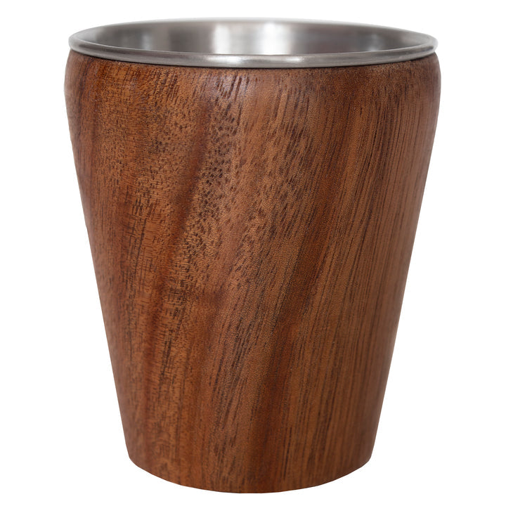 Totally Bamboo TB Home® Acacia Wood Shot Glass with Stainless Steel Interior