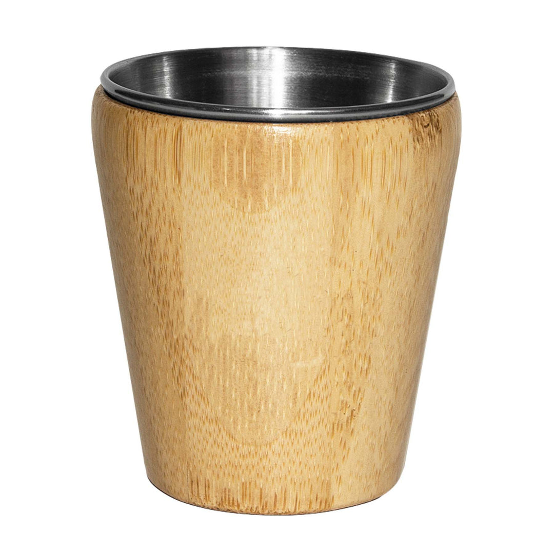 Totally Bamboo Stainless Steel Bamboo Shot Glass