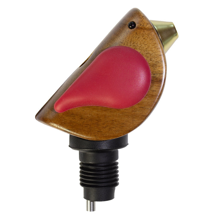 Totally Bamboo Songbird Specialties® Wine Bottle Pourer, Red