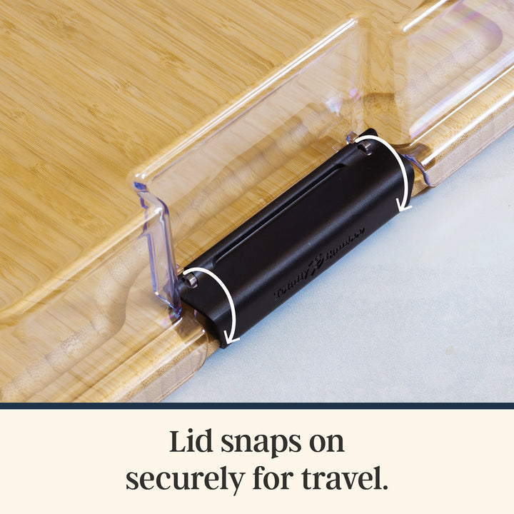 Totally Bamboo Flip, Serve & Store® Charcuterie Board with Locking Lid