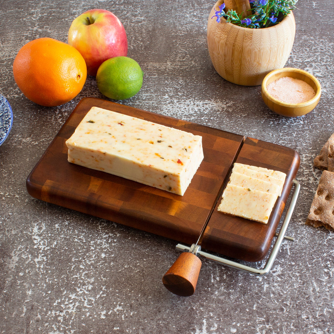 Totally Bamboo Rock & Branch® Series Acacia Serving Board w/Cheese Slicer