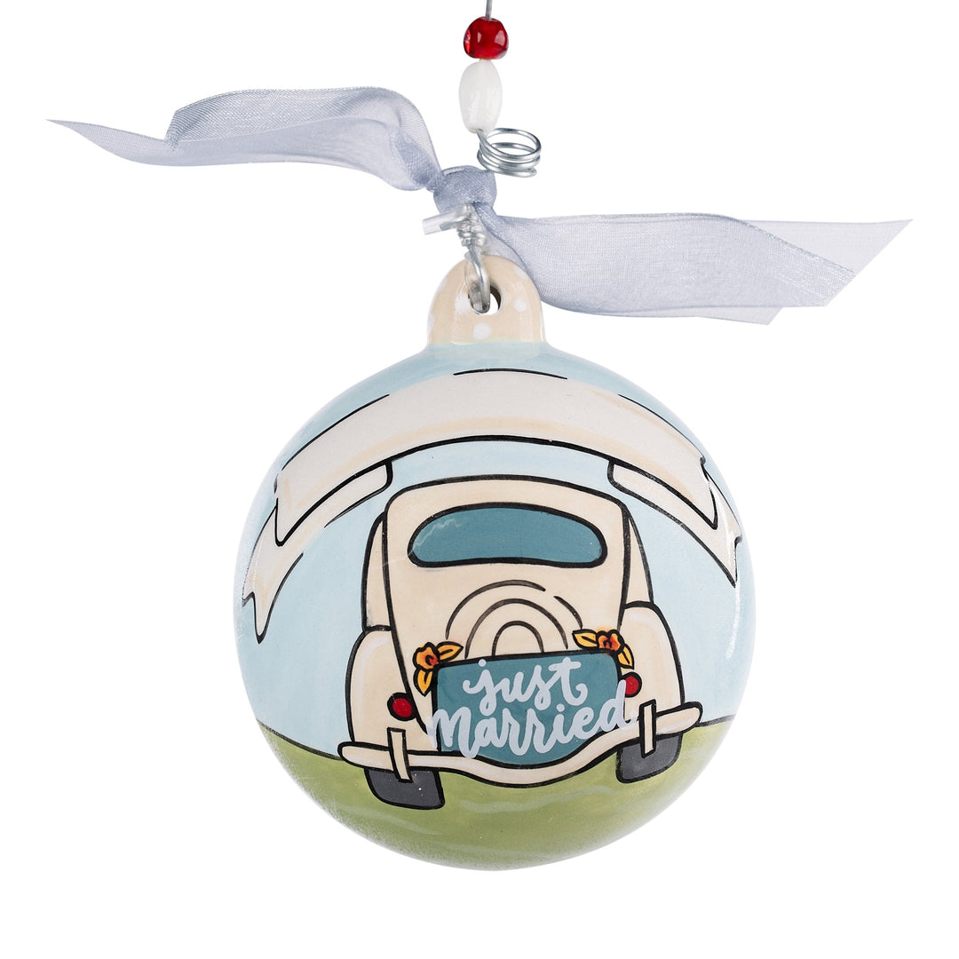 Glory Haus Just Married Church Ornament