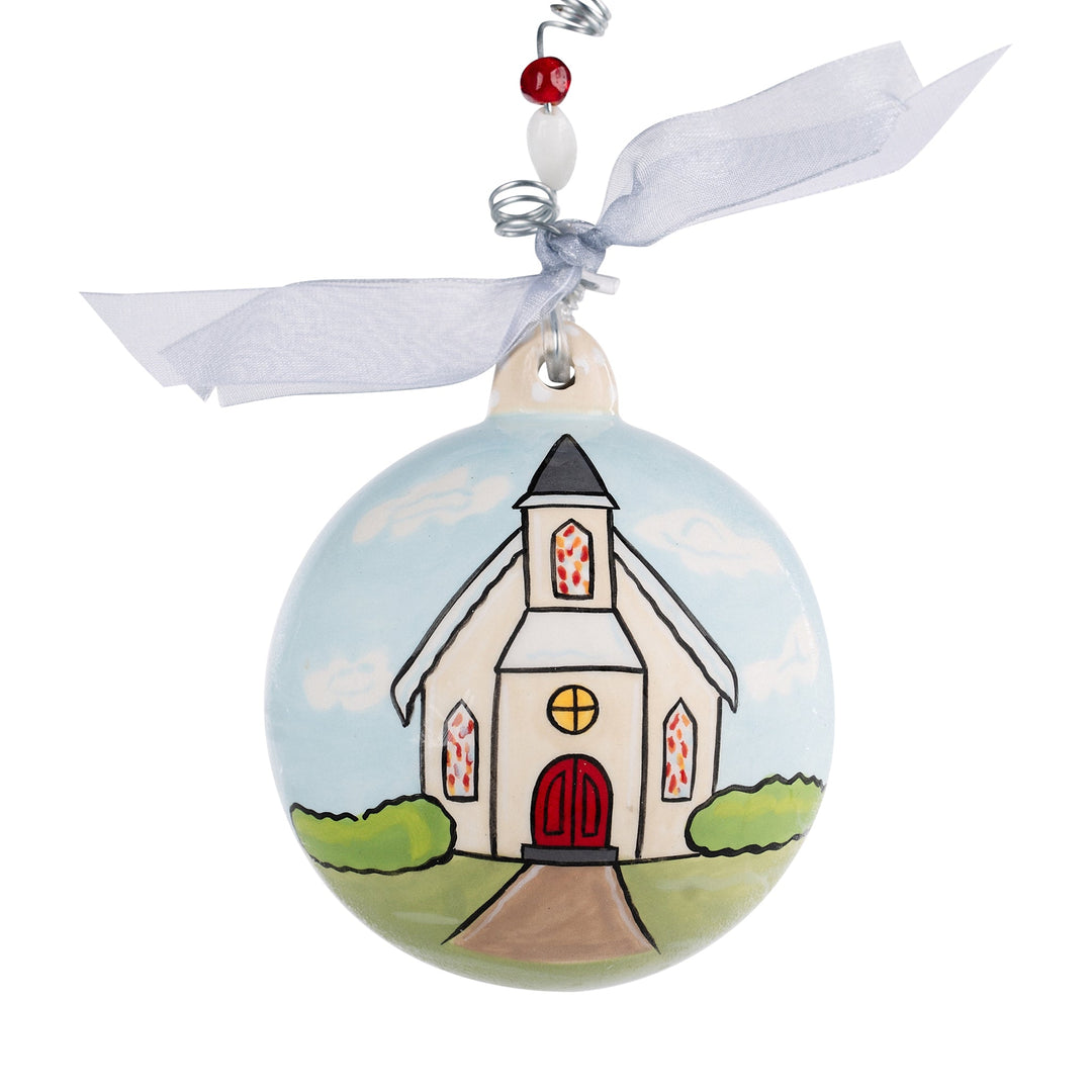 Glory Haus Just Married Church Ornament