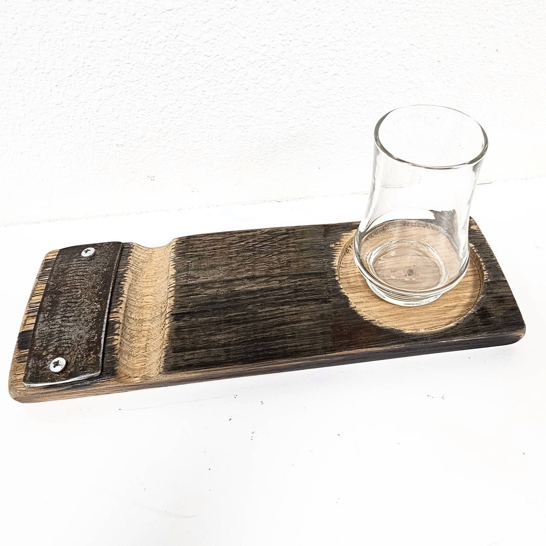Sono Inspired Whiskey Stave Cigar Tray - Dark