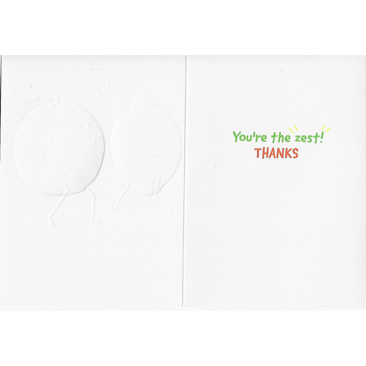 Avanti Press Lemon and Orange Friends Thank You Card