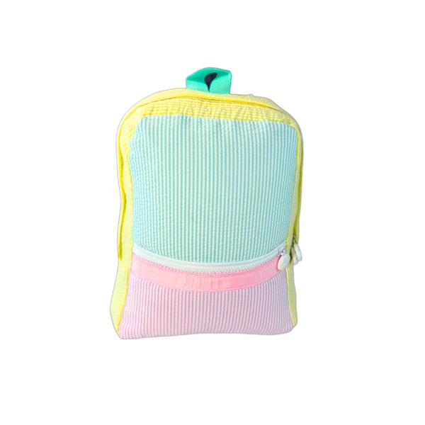 Mint Small Backpack - 1989 Seersucker