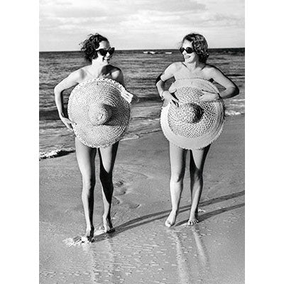 Avanti Press Two Ladies with Big Beach Hat Birthday Card
