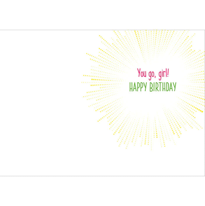 Avanti Press Little Girl Superhero Birthday Card