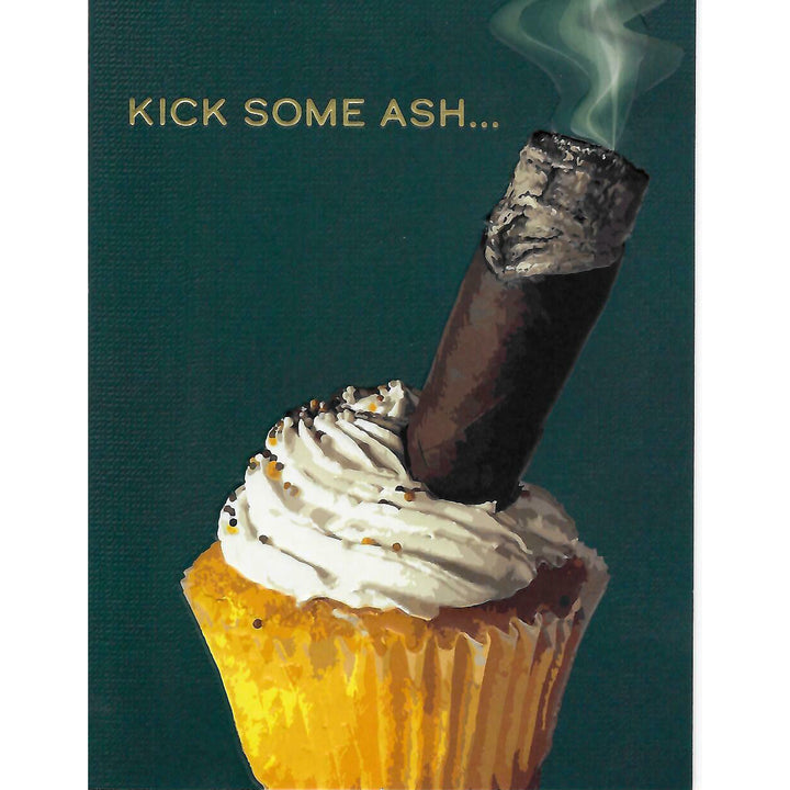 Avanti Press Cupcake with Cigar Birthday Card