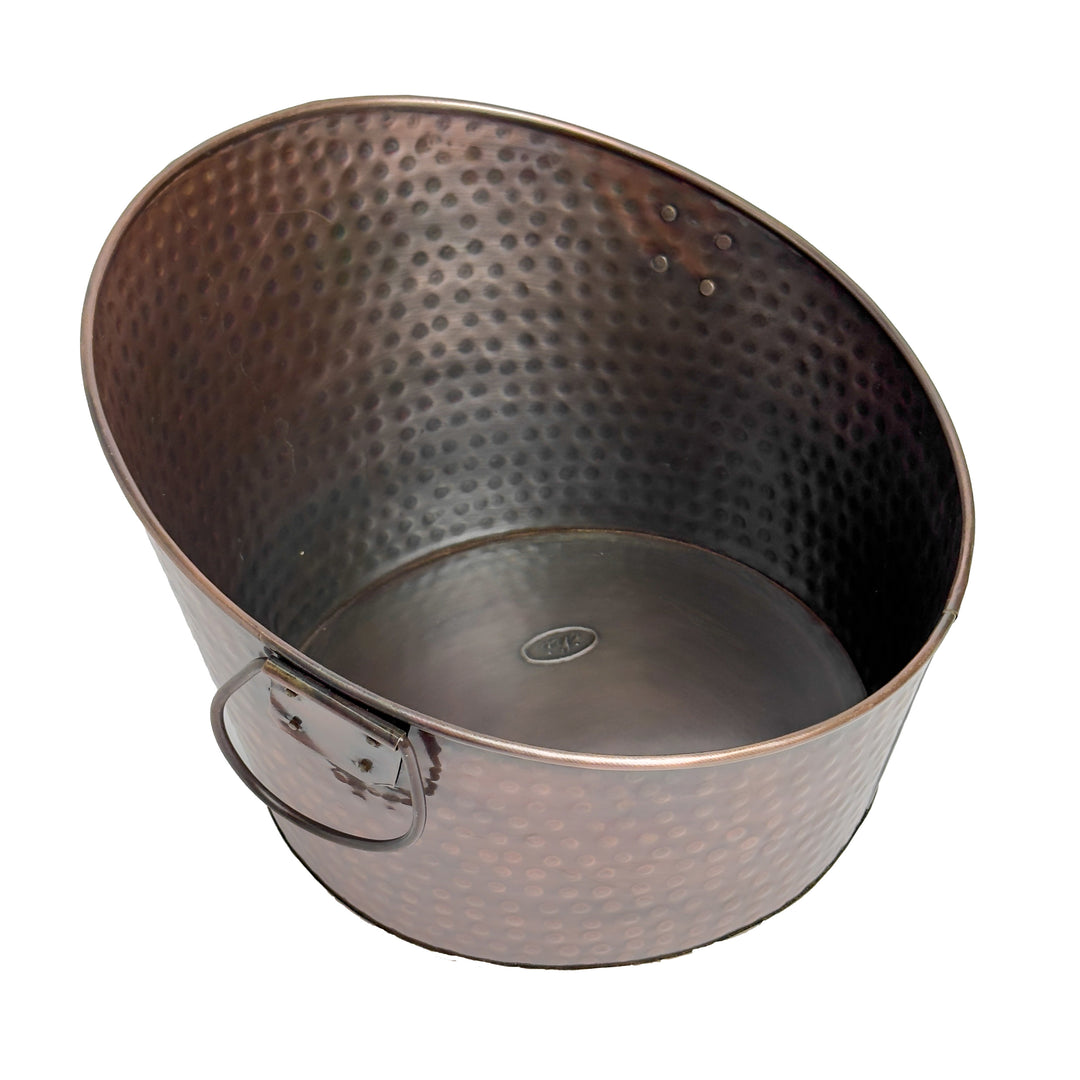 IHI Hammered Copper Ice Tub - 20"