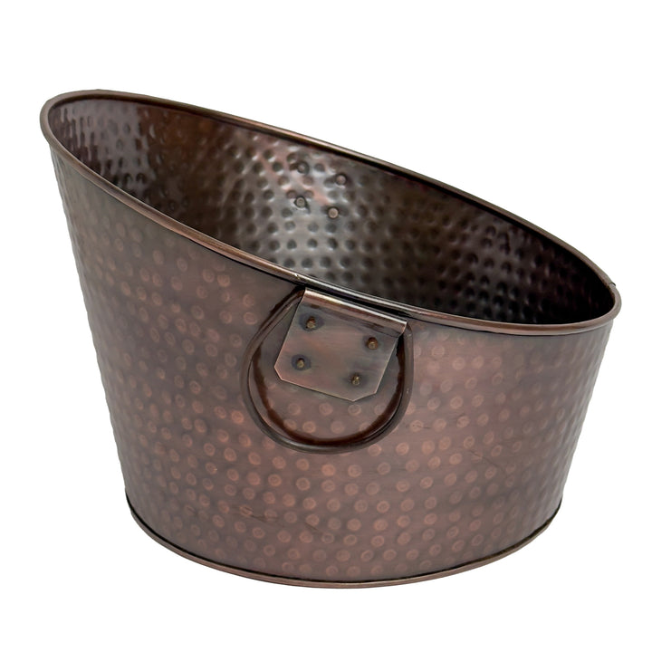 IHI Hammered Copper Ice Tub - 20"