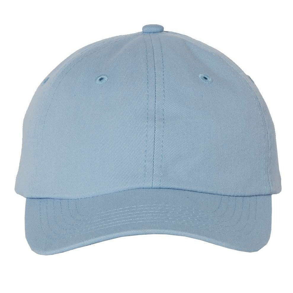 Valucap Small Fit Bio-Washed Dad Hat - Baby Blue