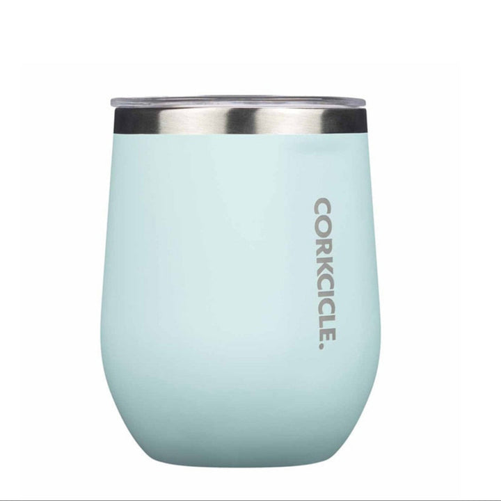 Corkcicle 12oz Stemless - Gloss Power Blue