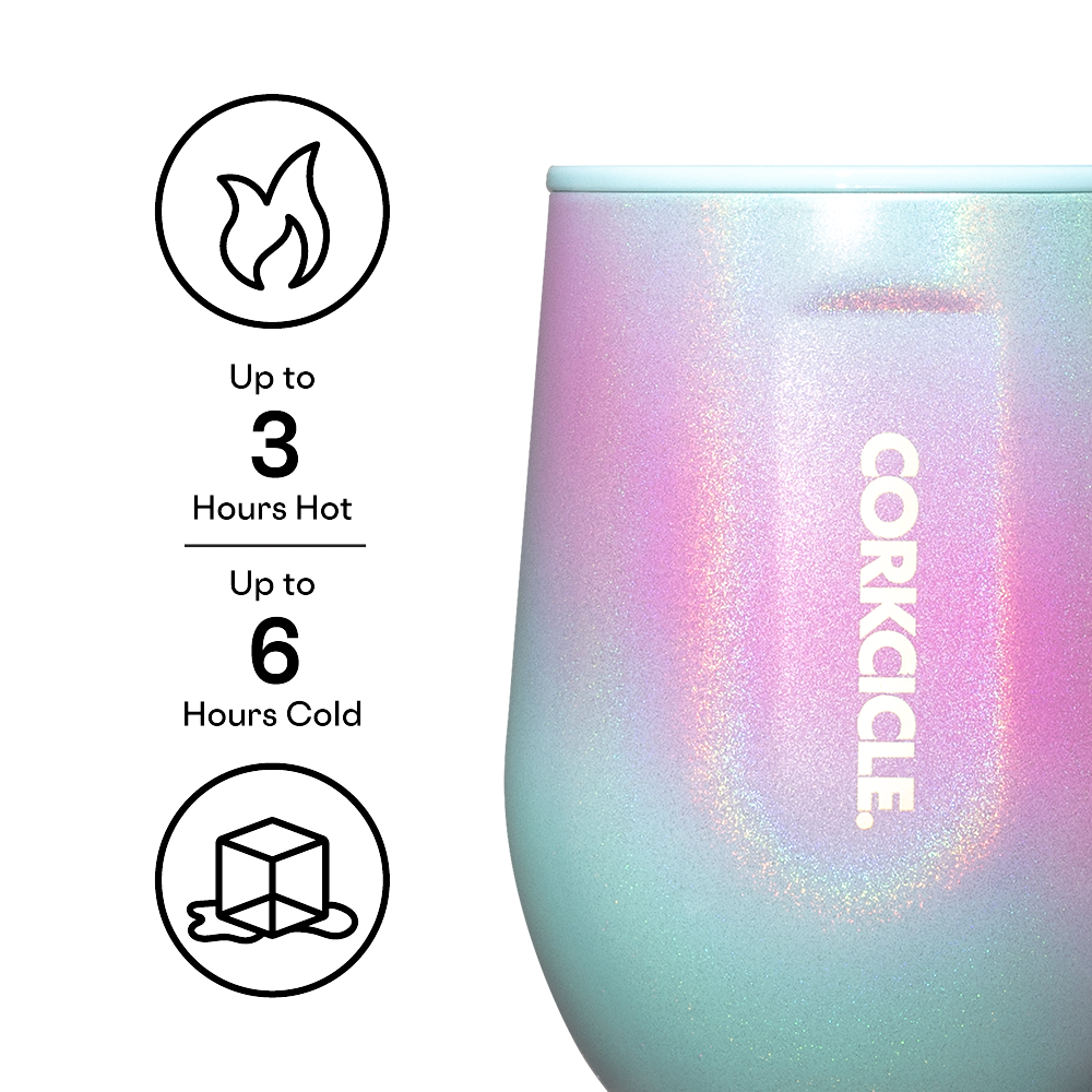 Corkcicle 12oz Stemless - Unicorn Wonderland