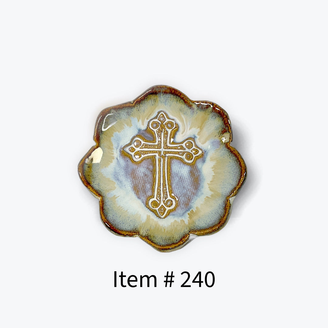Tab Boren Scalloped Cross Dish