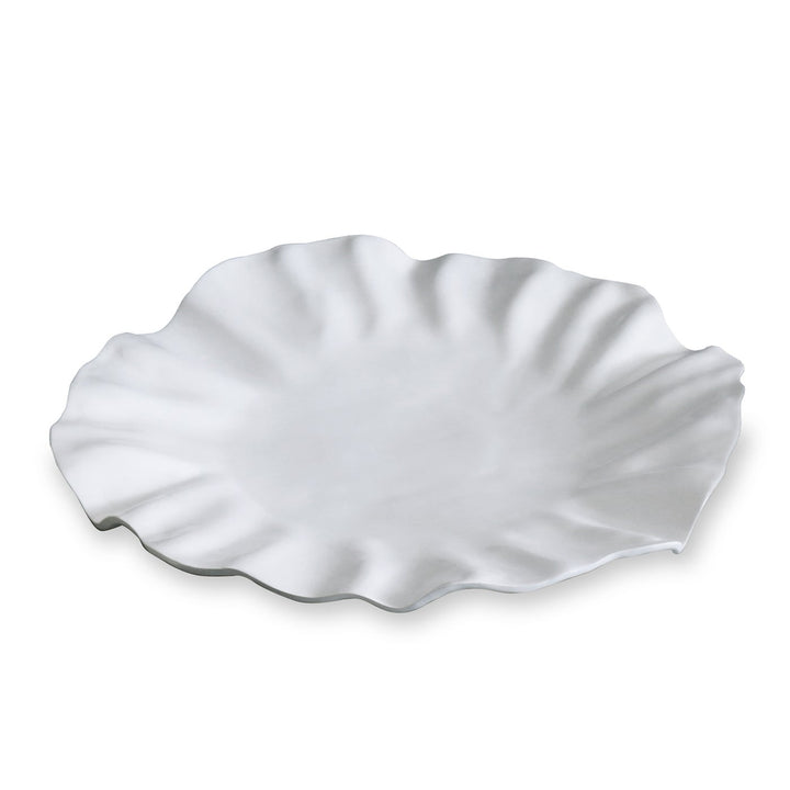 Beatriz Ball VIDA Bloom Large Round Platter - White