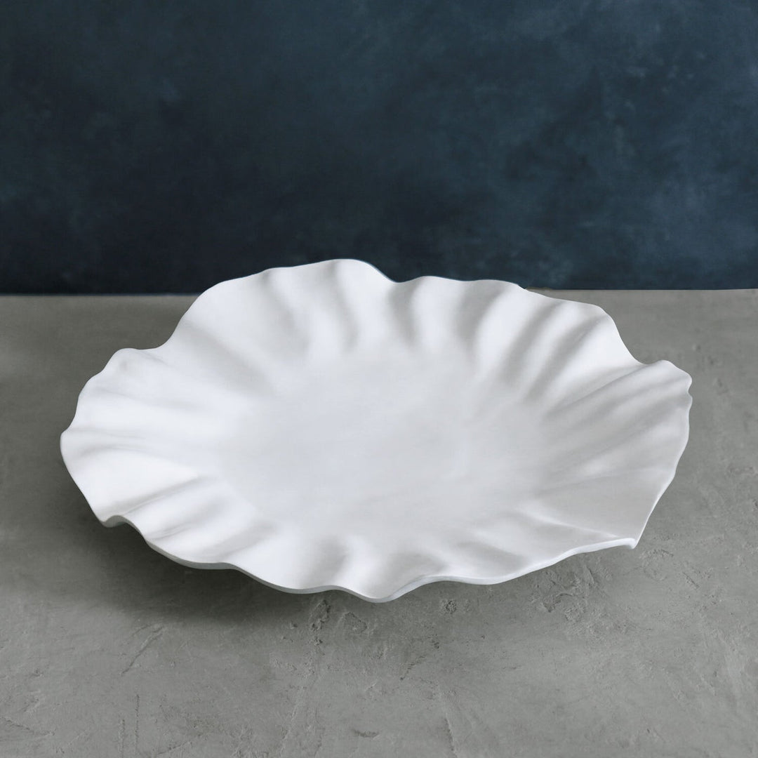 Beatriz Ball VIDA Bloom Large Round Platter - White