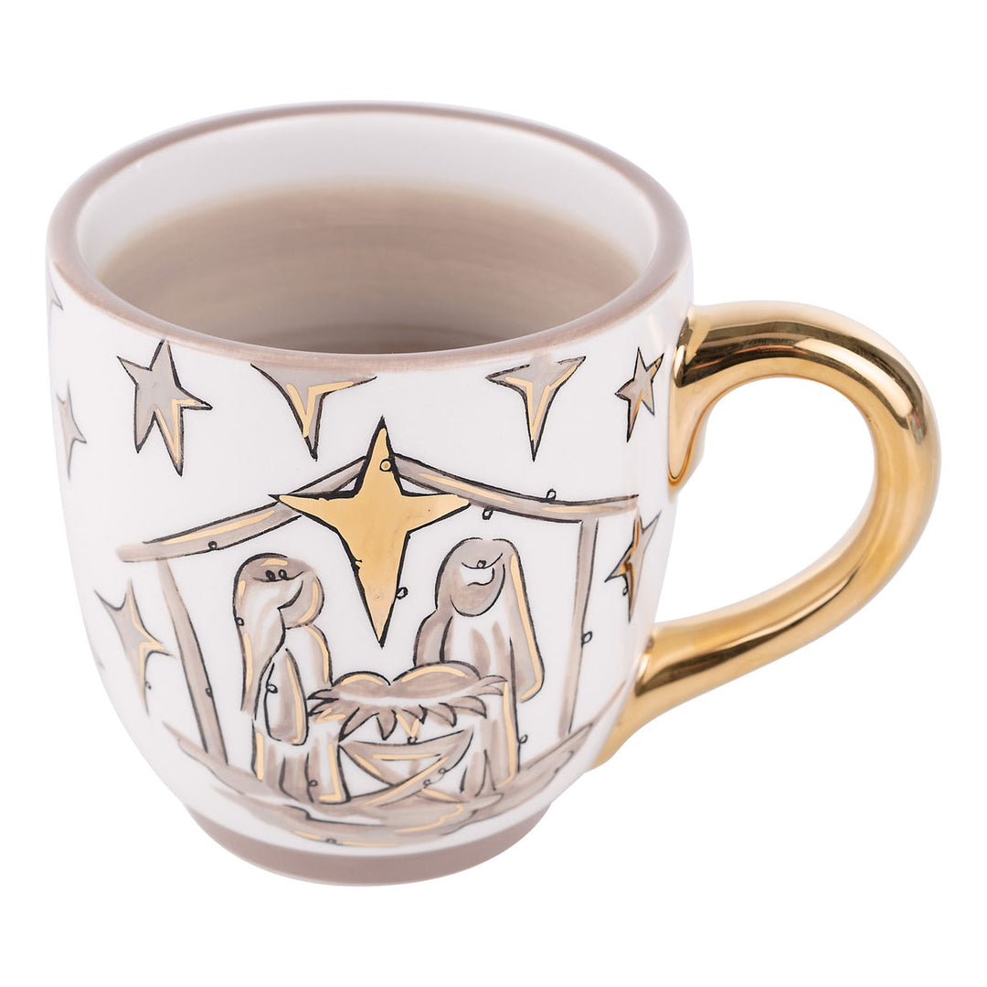 Glory Haus Gold Star Oh Holy Night Mug