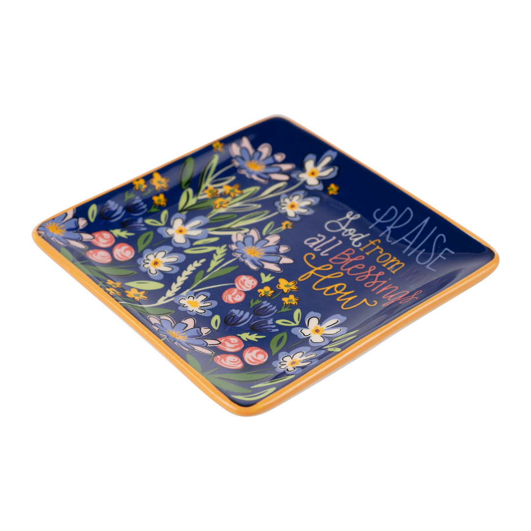 Glory Haus Praise God From Whom Blessings Flow Trinket Tray
