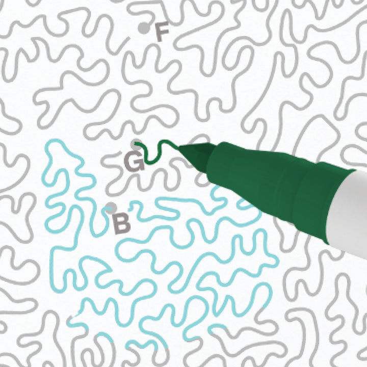 Lifelines FlowArt® - Trace-By-Letter - Pack Your Bags