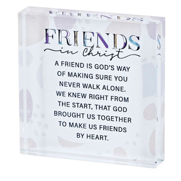 Dicksons Tabletop Glass Friends in Christ