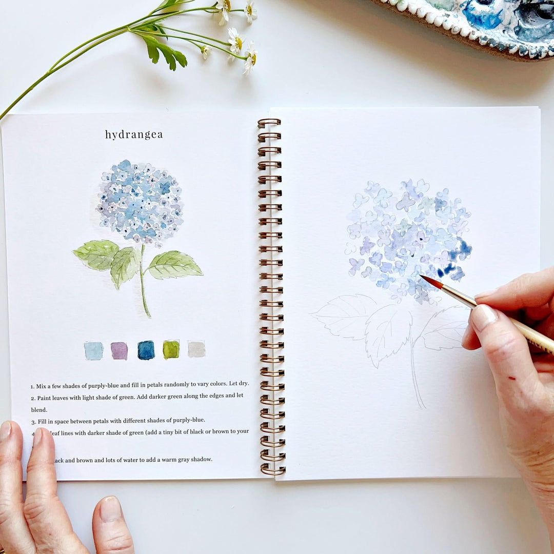 Emily Lex Watercolor Workbook - Flowers