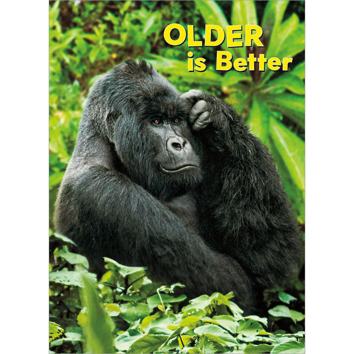 Avanti Press Gorilla Thinker Birthday Card